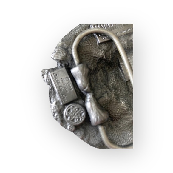 Vintage: Harley Davidson x Harmony Designs ©️1989 ☻ Eagle Rose Metal Belt Buckle - Picture 9 of 13